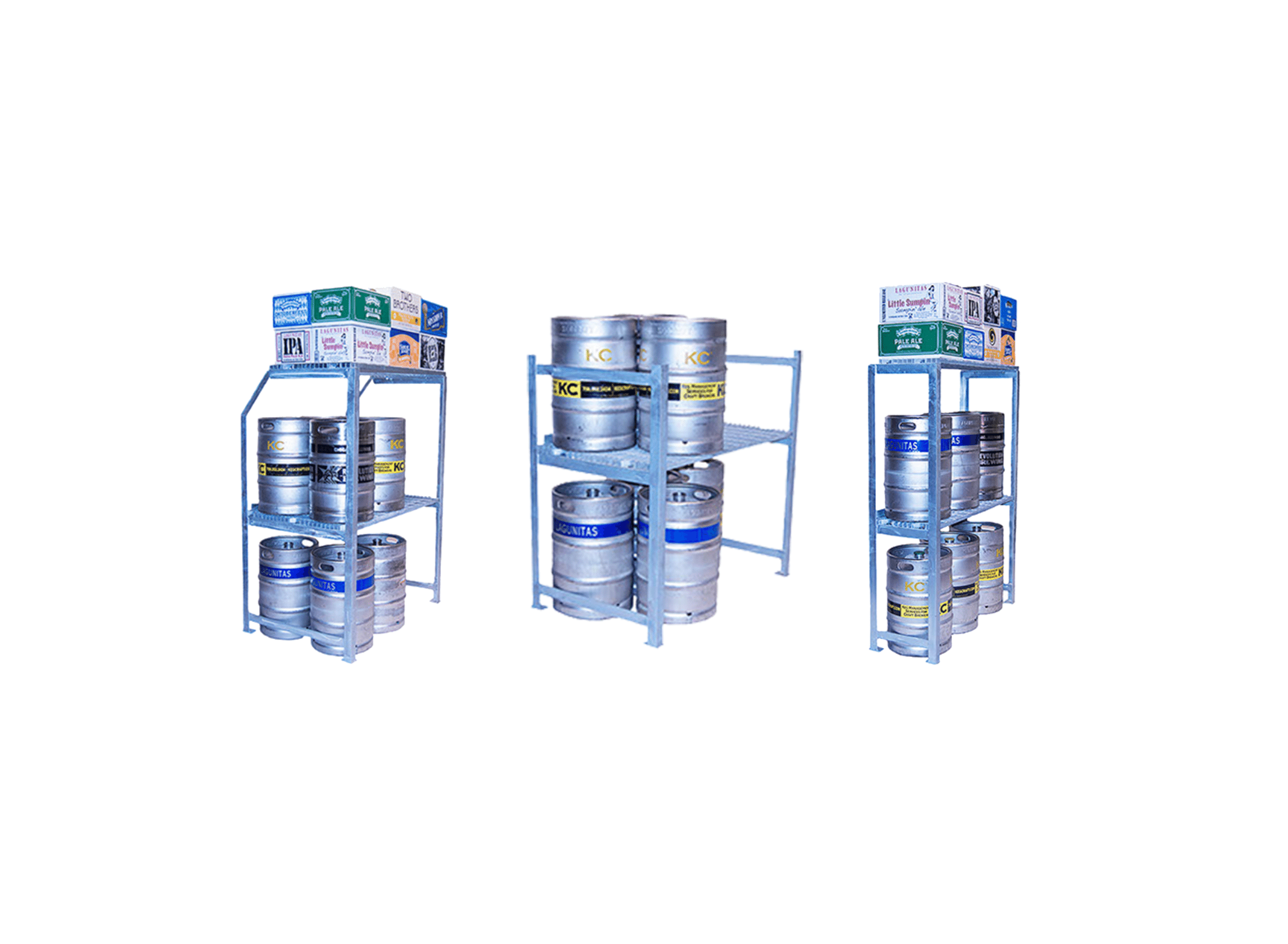Get a Breakdown Of Our Ready Ship Keg Shelving Program